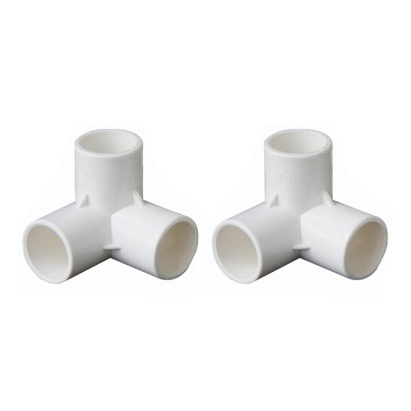 

Upgrades PVC 3 Way Elbow Fittings 90 Degree PVC Fittings Pipe Connectors Simple Installation for Versatile Pipe Systems 20mm