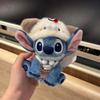 Stitch Plush Keychain Cartoon Character Pendant Cute Chef Doll Bag Charm Gift Kids
