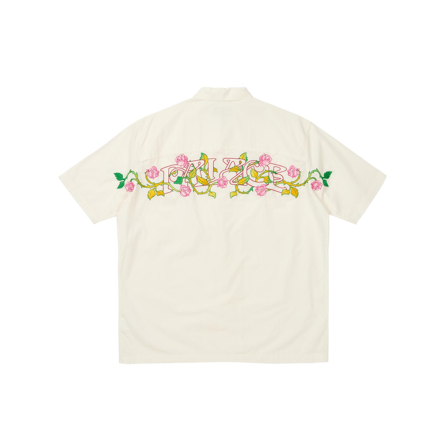 

Рубашка Palace English Rose Белая Унисекс Топы P28SHT006 L