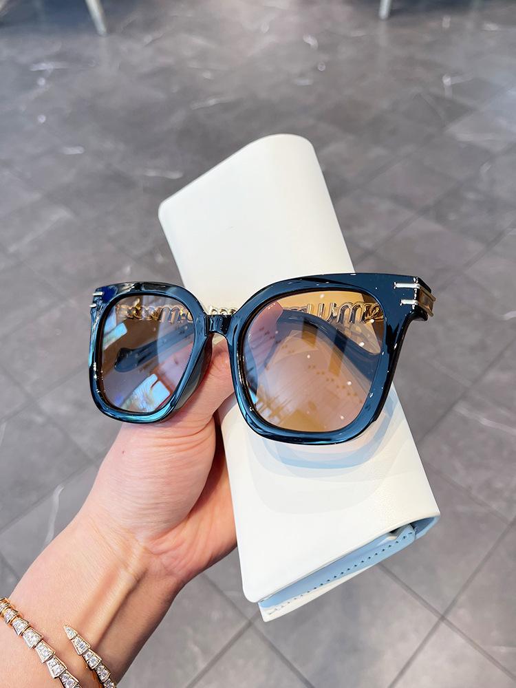 Polarized Big Face Suitable Glasses Personalized Sunglasses Women'S Uv Protection Sunglasses Men'S Driving -