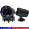 0-8000RPM 52MM Tachometer with White Light for Gasoline Enginee Car 4/6/8 Cylinder Tacho Gauge Smoked Face Pointer RPM Meter 12V