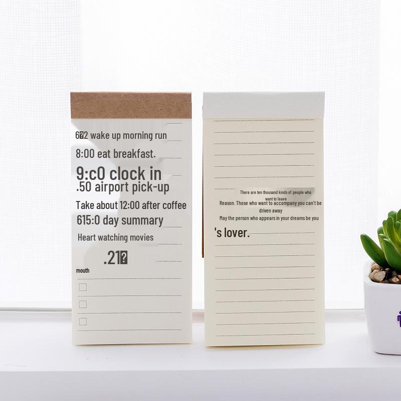 Student Planner Sticky Note Pad - Checklist & Memo Journal for Time Management