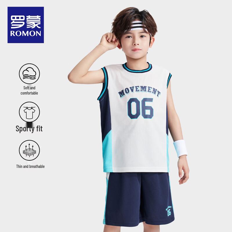 Romon Boys Basketball Vest & Shorts Set 160