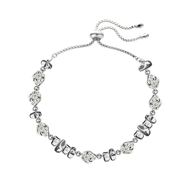 Masw Maxiu Original Design Fashion Metallic Niche Style Bracelet Ins Accessible Luxury Men and Women Trendy Cool High Street Hand Jewelry A Gravel Bracelet