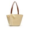 New Beautiful Casual Fashion Simple Woven Holiday Idyllic Large Capacity Portable Tote Bag Shoulder Armpit Bag