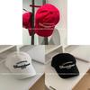 Baseball Cap With Embroidered Letters And Wide Brim For Summer Casual Wear