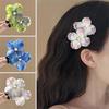 Women Hairpin Artificial Flower Decor Anti-slip Teeth Hair Pin Large Size Holiday Hair Clip Hair Accessories