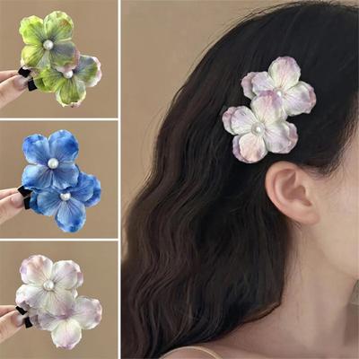 Haarnadel für Damen, künstliche Blumenverzierung, rutschfeste Zähne, große Größe, Haarspange für festliche Anlässe, Haaraccessoires