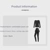 Two-Piece Women's Yoga Skirt Set: Long Sleeve Sports Top for Running, Fitness, and Pilates