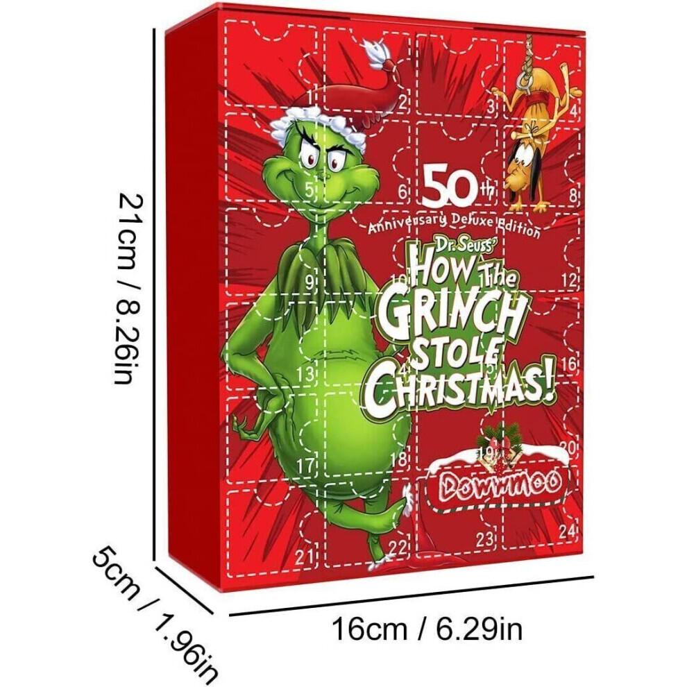 Christmas Countdown Calendar Surprise Toys 24 Gifts Grinch Halloween