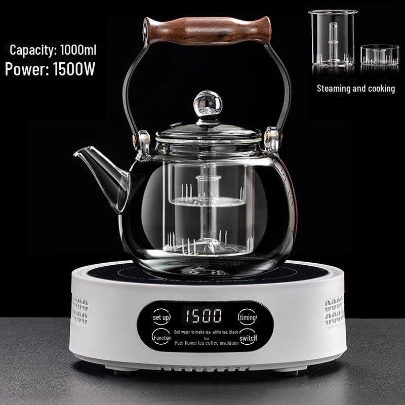 Michu Electric Ceramic Stove Tea Maker: Compact Automatic Water Boiler with Heat Preservation.