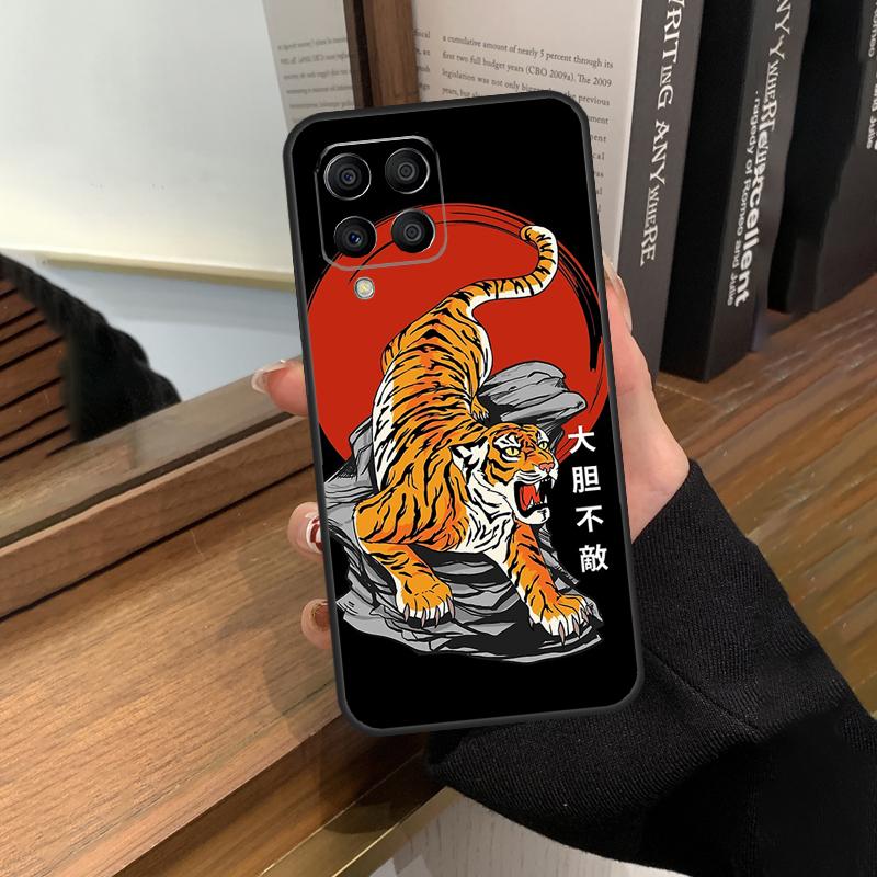 Tiger Red Sun Japan Art Case For Samsung Galaxy M13 M53 M51 M31 M11 M14 M34 M54 M12 M32 M52 M16 M36 M56 M15 M35 M55