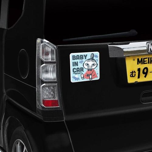 Meiho Moomin Little My Safety Sign BABY IN CAR Magnet FS082