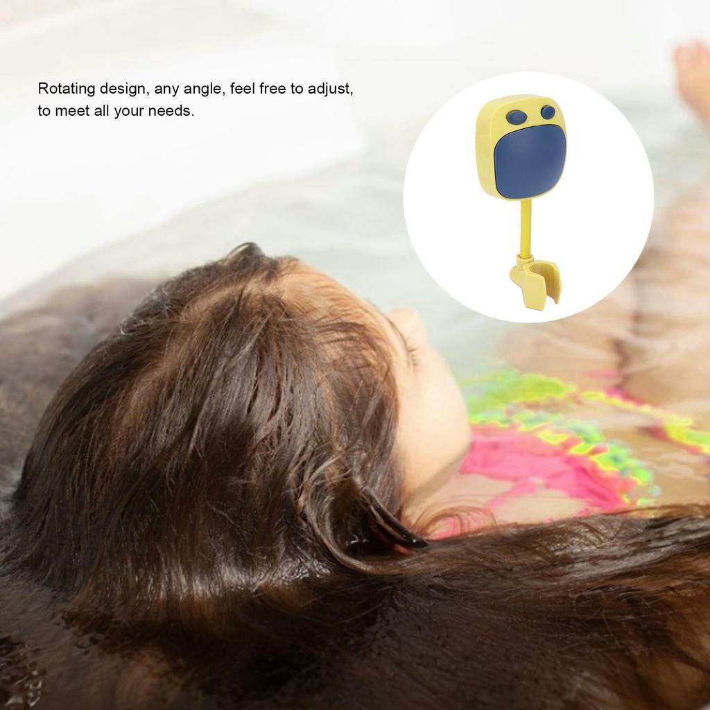 Shower Head Holder 360 Degree   Bracket PunchFree Shower Accessories for Children Bathroom(Blue Yellow )