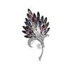 Exquisite Butterfly Rhinestone Brooch - Versatile 3D Floral Alloy Accessory for Women