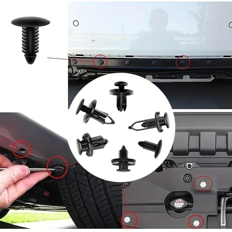 200PCS Universal Car Fixing Clip Six Sizes Of Mixed For Nissan Ford Honda Toyota Bumper Push Rivet Clip Auto Parts Removal Tools