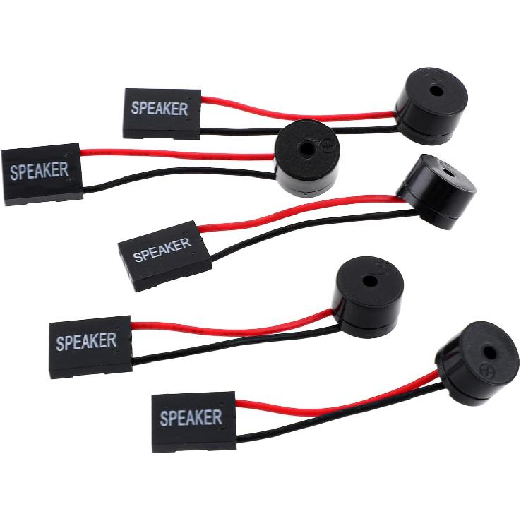 5 PCS PC Motherboard Speaker Mini Computer Case Speakers Pc Internal Mini Plug Buzzer Motherboard Buzzer Alarm