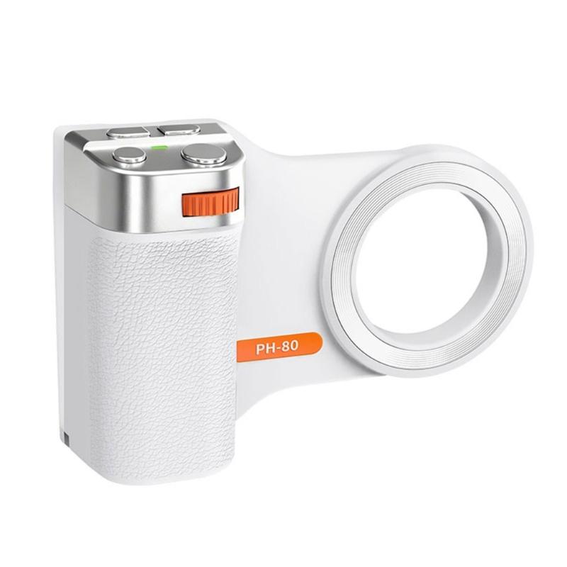 

Magnetic Phone Camera Grip With Bluetooth-compatible Remote And Zooming Control For Stable Photography And Selfies білий