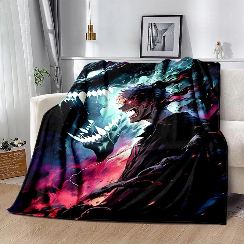 3D Kaiju No.8 Anime Cartoon Soft Flannel Blanket for Bed Bedroom Sofa Picnic,Throw Blanket for Cover Office Gift Kids