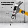 Magnetic Head Claw Hammer With Antislip Shock Absorbing Handle For Nail Driving Demolitions And Woodworking Projects