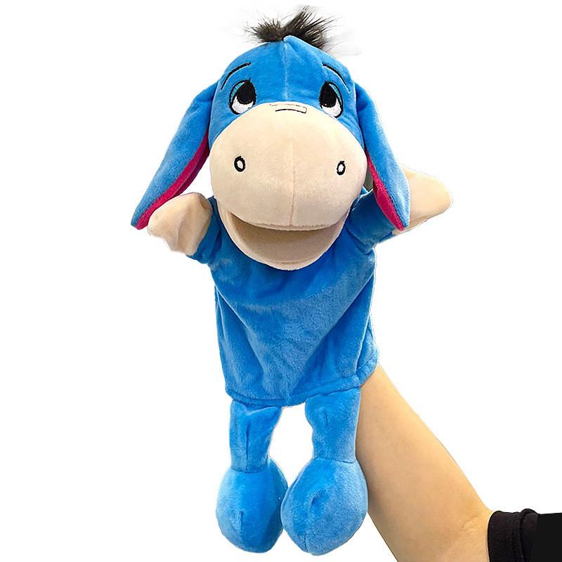 Pigs Cows Ducks Frogs Mouth Opening Ventriloquis Puppet Toys Hand Plush Kid Gift