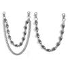 Unisex 3D Skull Waist Chain - Halloween Punk Decor for Jeans