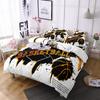 Football Basketball Sports Quilt Cover Bedding Digital Printing Home Textiles Three-Piece Set