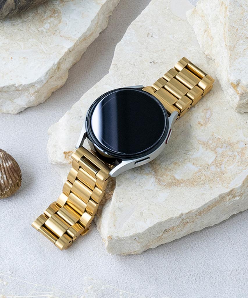 Nuateu [4Color] Galaxy Watch Premium Metal Band Strap 20/22Mm