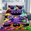 Duvet Cover Cartoon Smiling Critters Pillowcase Bedding Set Adult Boys Girl Bedroom Decoration Children Gift Single Double Size