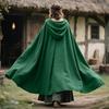 Medieval Hooded Cloak - Linen, Available in 6 Colors for Halloween