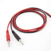 4mm Banana Plug To Banana Plug Dual End Test Lead Cord Cable for Multimeter Testing Wire Kit Conductive Metal