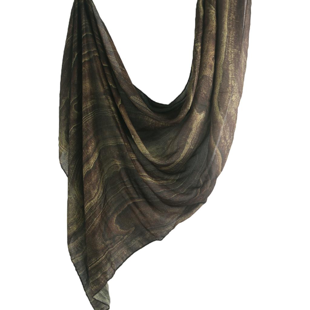 Aquarell Blume Viskose Hijab Schal Atmungsaktiv Weich Lang Mode Schals Kopftuch Paisley Muster Muslimische Hijabs Für Frauen