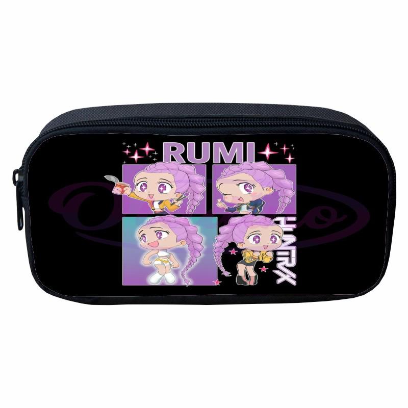 Astuccio per Matite Cartoon Huntrix K-Pop Demon Hunter Girl Group per Bambini e Studenti