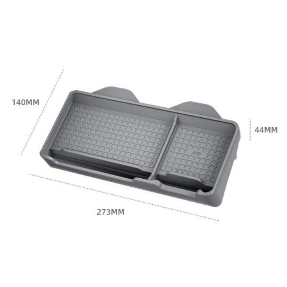 Space-saving Car Instrument Panel Storage Box Multi-functional Silicone Center Control Storage Tray for Tesla Model 3 Model Y