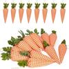 4pcs Easter Carrot Wall Hanging Decorations, Cotton Non-Woven Carrots, Rabbit Theme, Ideal for Party, Home Decor, DIY Crafts & Gifts