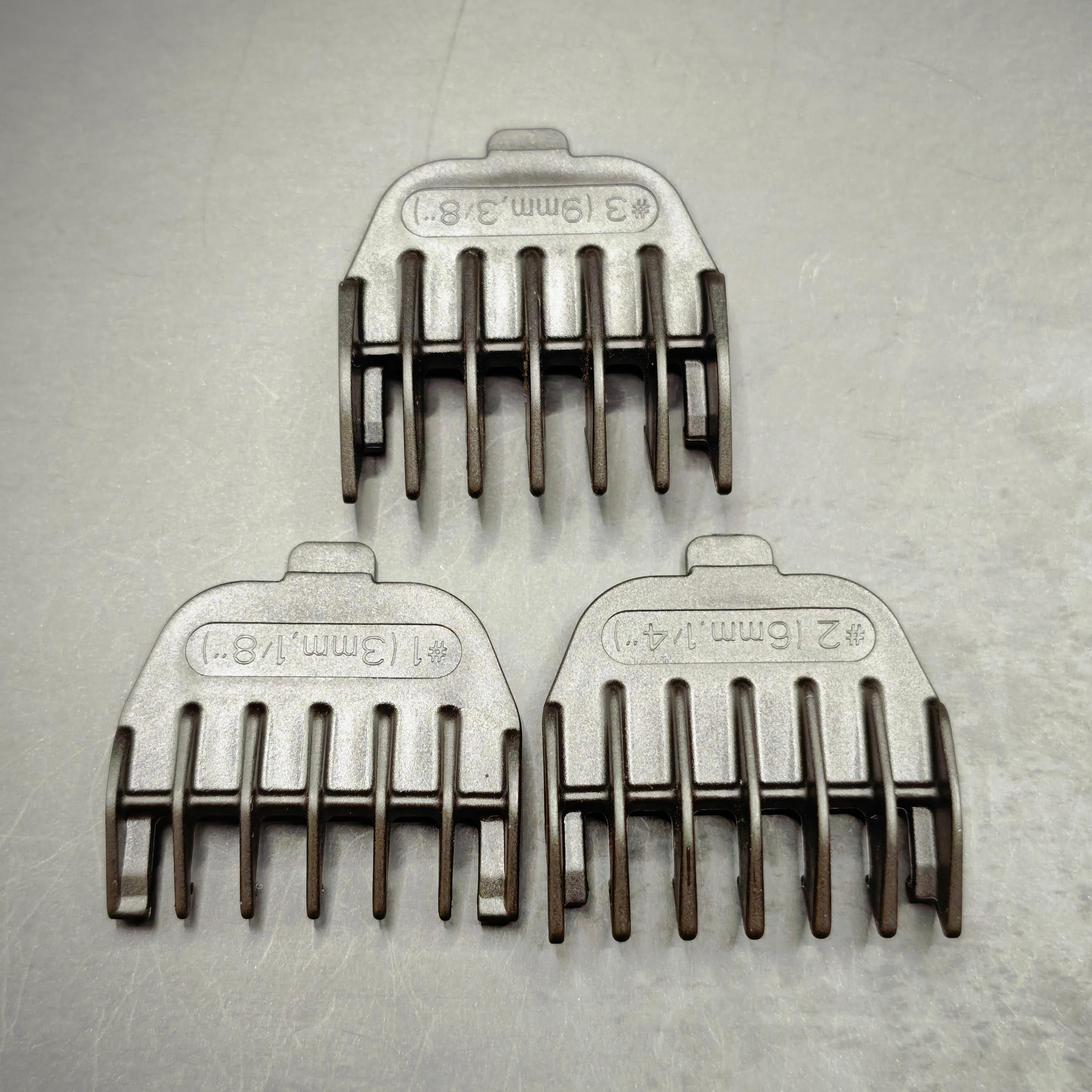 

3PCS Guide Comb Set #1 #2 #3 For Remington MB2500 MB6550 MB-2500 PG-525 PG-6020 PG-6015 PG-6025 PG6027 PG-6250 PG6255 VPG6530 3mm 6mm 9mm чорний