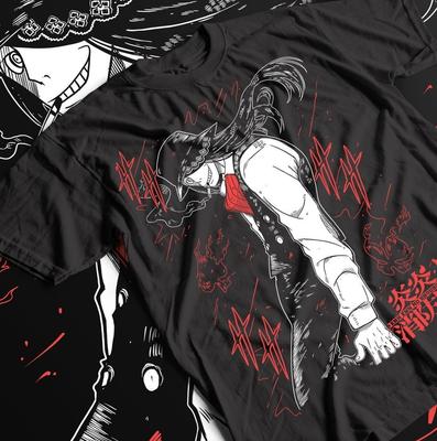 Fire Force Shinra Kusakabe Tee, Anime Fire Fighters Shirt, Skitaru Shonen