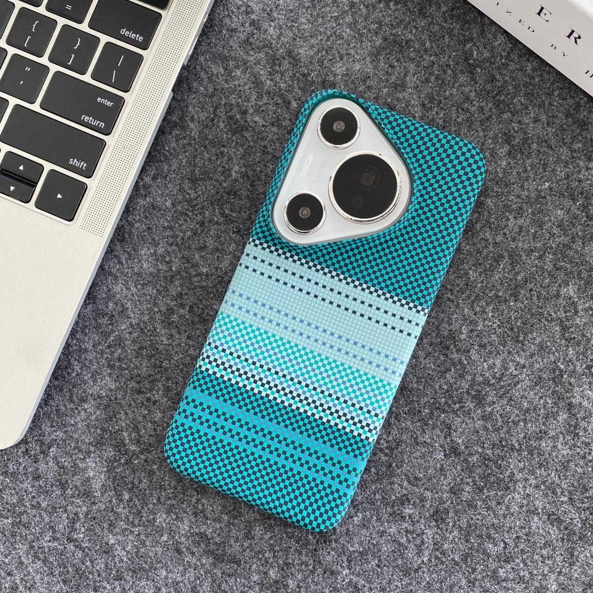 

Sunset Carbon Fibre Pattern Magnetic Case For Huawei Pura80 P70 Mate 80 70 60 Pro For Magsafe Wireless Charge Hard Plastic Cover Huawei Pura 70