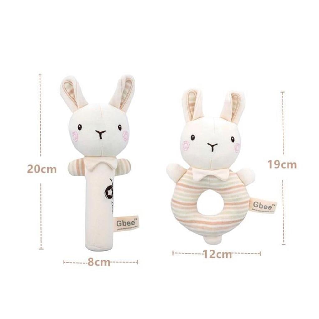 Shinse Plush Baby Rattle Toy with Cute Fabric Suitable for Ages 3 Months and Made of Organic Popular Baby Educational Toy for Baby Christmas Gift 1