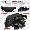 Waterproof waist pouch for men and perfect for and and perfect for crossbody women, work, cycling, fishing, work, more. Slim, stylish, wear. (Black)