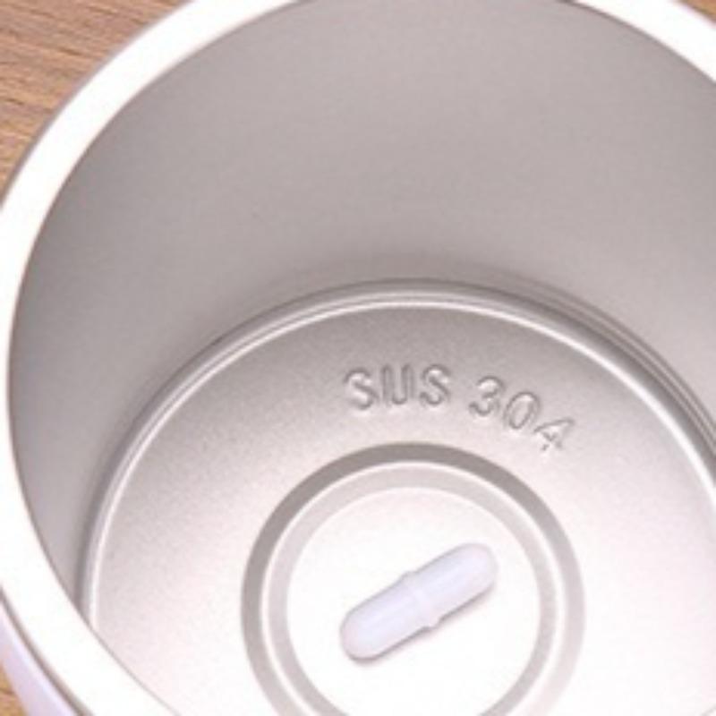 Rechargeable Stainless Steel Coffee Cup Electric Magnetic Stirring Insulated Travel Mug Portable Mixing Cup