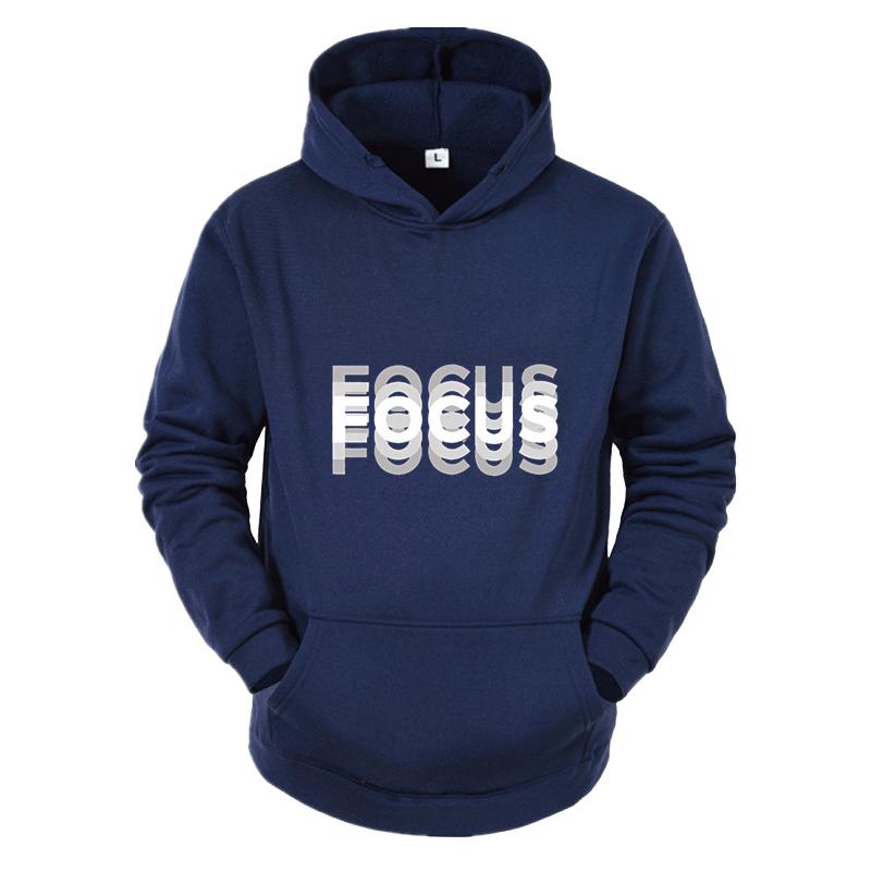 Autumn and Winter New Outdoor Sports Jogging Hoodie Focus Print Daily Fashion Trend Top Men's Casual Street Wear Hoodie