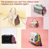 6pcs/set Travel Bottle Chapstick Lanyard Keychain Holders with Lipstick Holder Reusable Lip Balm Pouch Protective Cases