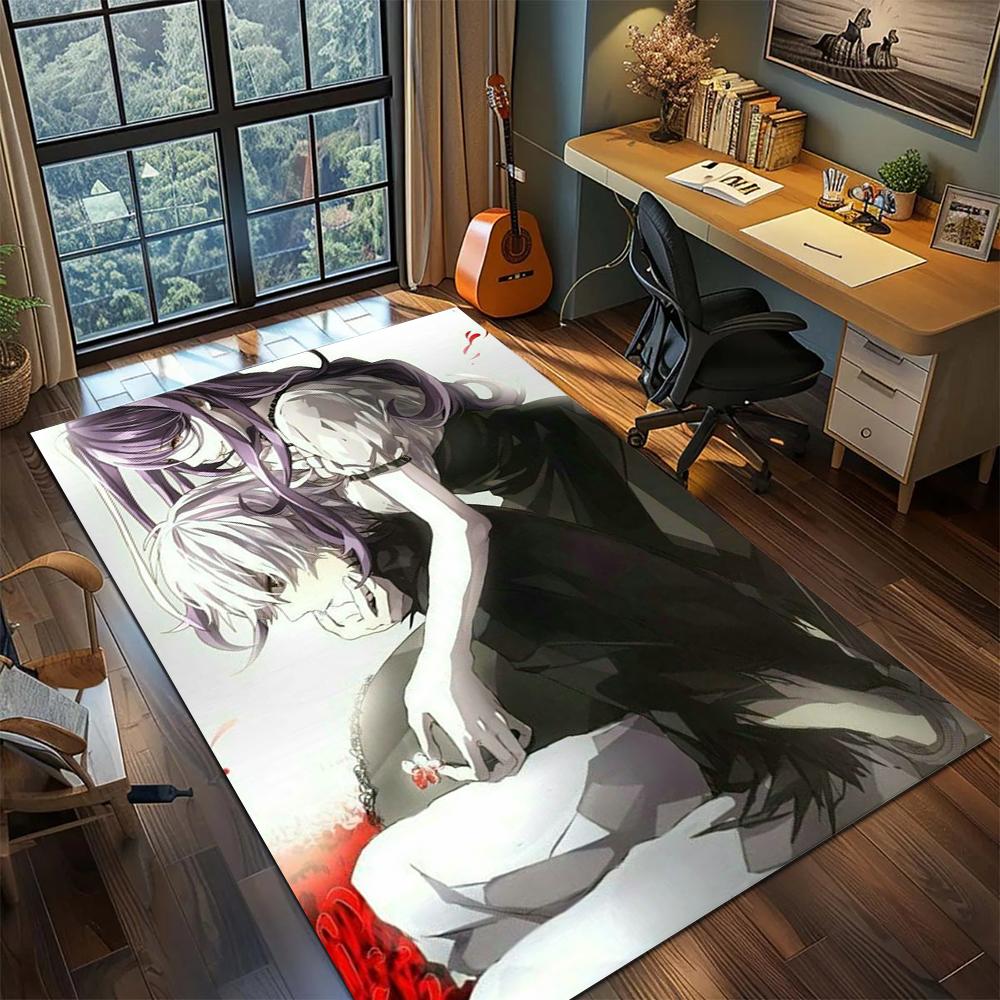 Tokyo Ghoul Gamer Room Rug Carpet Large Area Rug Non Slip Washable Printed Floor Mat Home Decor -xia99