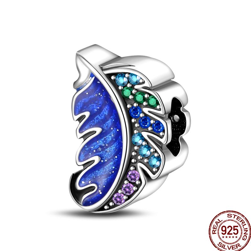 Copper Jewelry Pendant Early Spring Four Leaf Clover Flower Charm Fit Pan Beads Jewelry Birthday Diy Gift Fine Jewelry