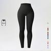 Ribbed High-Waist Seamless Yoga Pants - European/American Autumn/Winter Fitness Leggings