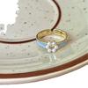 French Retro Blue Butterfly Ring Design Sense Temperament Personality Simple Cold Sense Versatile Ring