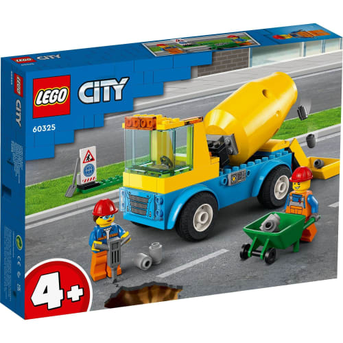LEGO City Domíchávač 60325 Hračka s kostkami Present City Stavebnice Vozidlo Vozidlo Pro chlapce a dívky od 4 let