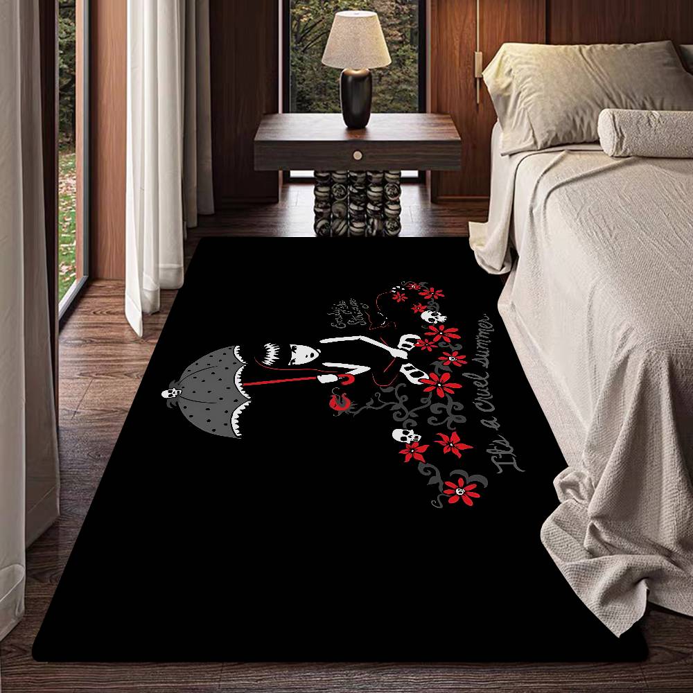 Comics Emily The Strange Floor Mat Rectangle Anti-slip Home Soft Badmat Front Door Indoor Outdoor Mat Hotel Decor Mat