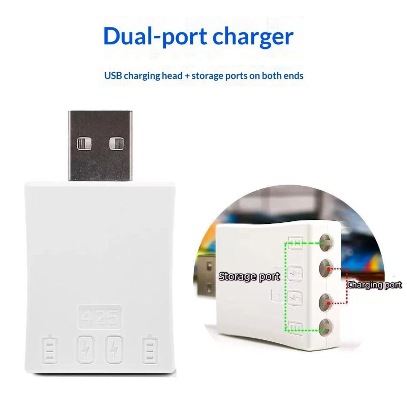 CR425 Rechargeable Fishing Float Battery Kit USB Charger Included 300 Reusable Cycles Cost-Effective Fishing Accessory